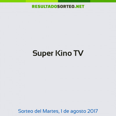 Super Kino TV del 1 de agosto de 2017