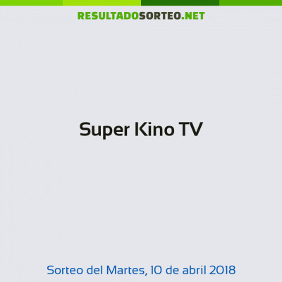 Super Kino TV del 10 de abril de 2018