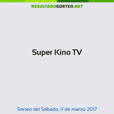 Super Kino TV del 11 de marzo de 2017