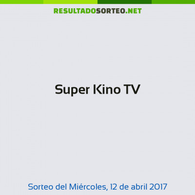 Super Kino TV del 12 de abril de 2017