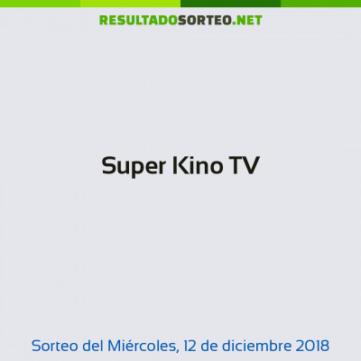 Super Kino TV del 12 de diciembre de 2018