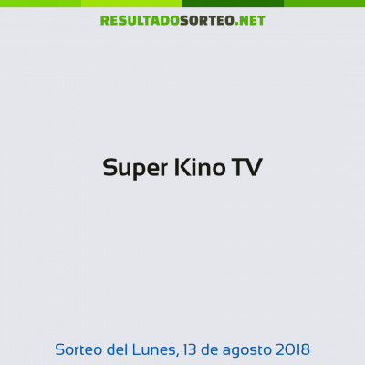 Super Kino TV del 13 de agosto de 2018