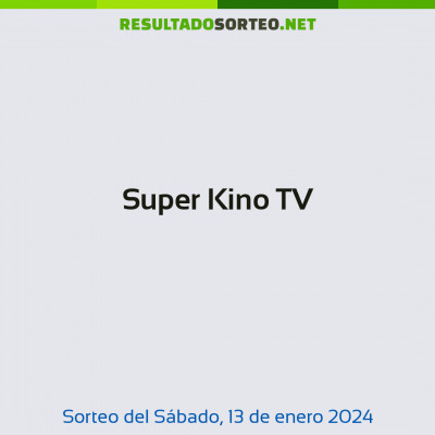 Super Kino TV del 13 de enero de 2024