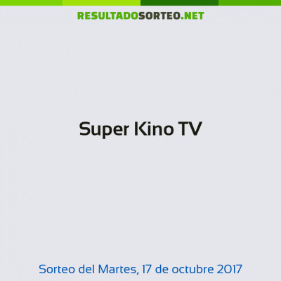 Super Kino TV del 17 de octubre de 2017