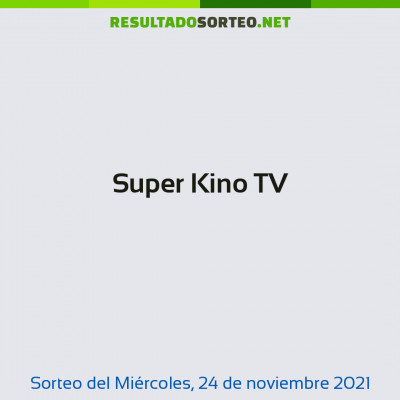 Super Kino TV del 24 de noviembre de 2021