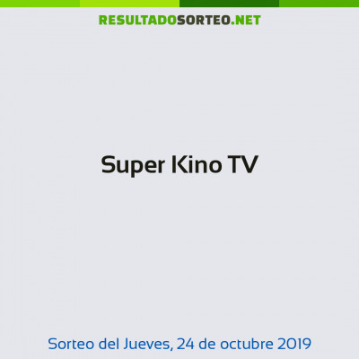 Super Kino TV del 24 de octubre de 2019