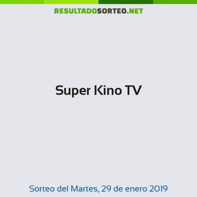 Super Kino TV del 29 de enero de 2019