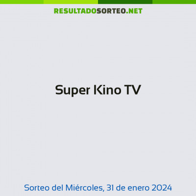 Super Kino TV del 31 de enero de 2024