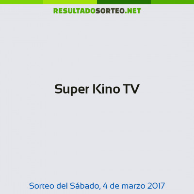 Super Kino TV del 4 de marzo de 2017