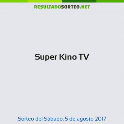 Super Kino TV del 5 de agosto de 2017