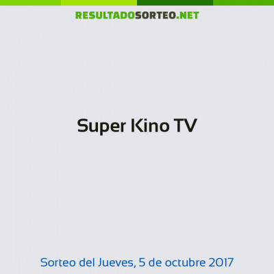 Super Kino TV del 5 de octubre de 2017