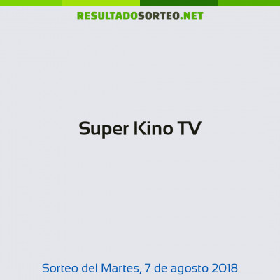 Super Kino TV del 7 de agosto de 2018