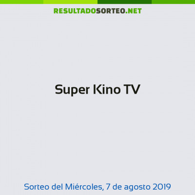 Super Kino TV del 7 de agosto de 2019