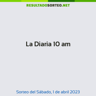 La Diaria 10 am del 1 de abril de 2023