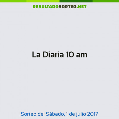 La Diaria 10 am del 1 de julio de 2017