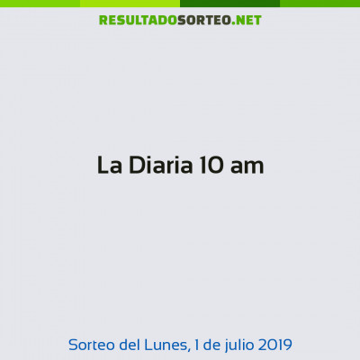 La Diaria 10 am del 1 de julio de 2019