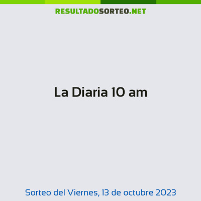 La Diaria 10 am del 13 de octubre de 2023
