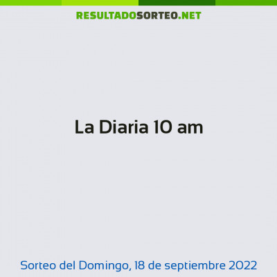 La Diaria 10 am del 18 de septiembre de 2022
