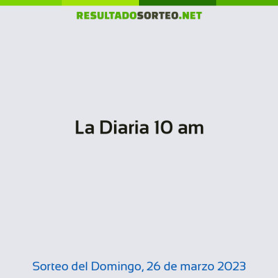 La Diaria 10 am del 26 de marzo de 2023