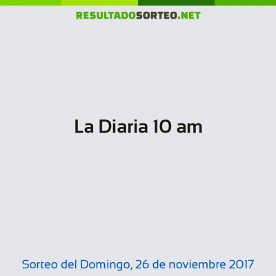 La Diaria 10 am del 26 de noviembre de 2017