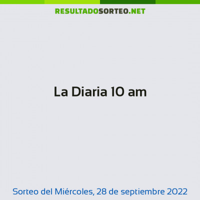 La Diaria 10 am del 28 de septiembre de 2022
