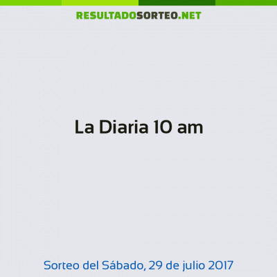 La Diaria 10 am del 29 de julio de 2017