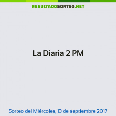 La Diaria 2 PM del 13 de septiembre de 2017