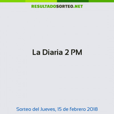 La Diaria 2 PM del 15 de febrero de 2018