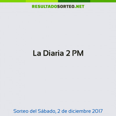 La Diaria 2 PM del 2 de diciembre de 2017
