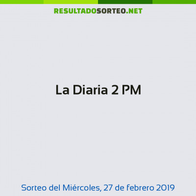 La Diaria 2 PM del 27 de febrero de 2019