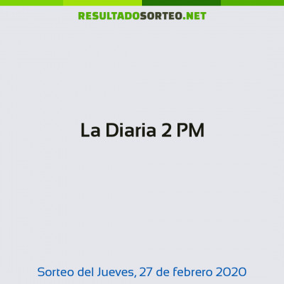 La Diaria 2 PM del 27 de febrero de 2020