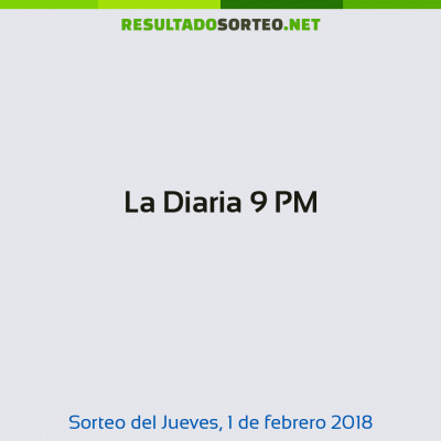 La Diaria 9 PM del 1 de febrero de 2018