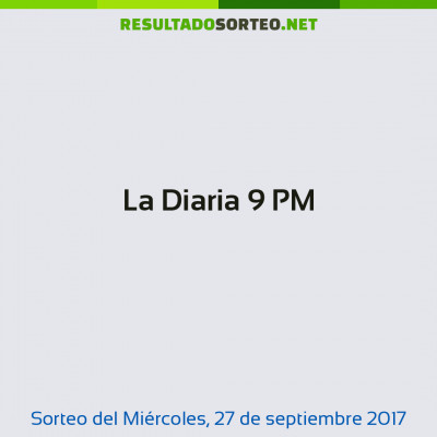 La Diaria 9 PM del 27 de septiembre de 2017