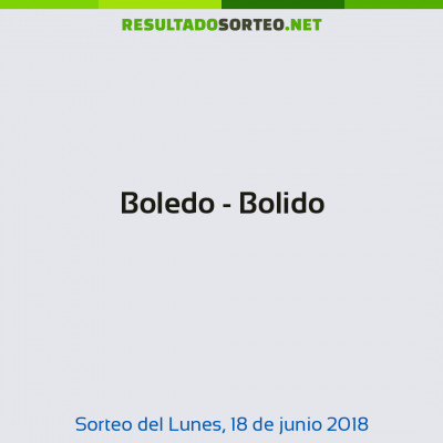 Boledo - Bolido del 18 de junio de 2018