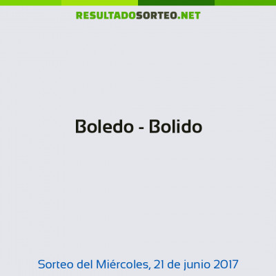 Boledo - Bolido del 21 de junio de 2017