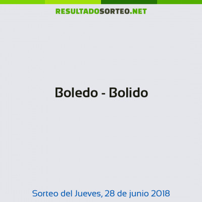 Boledo - Bolido del 28 de junio de 2018