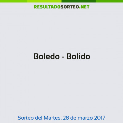 Boledo - Bolido del 28 de marzo de 2017