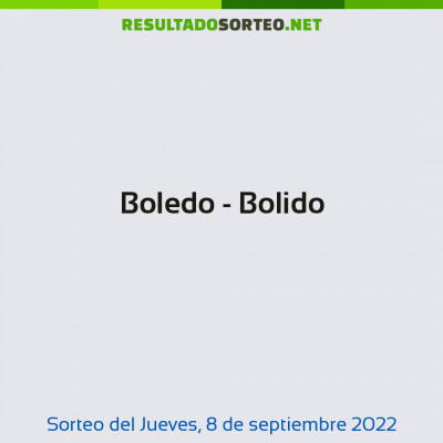 Boledo - Bolido del 8 de septiembre de 2022