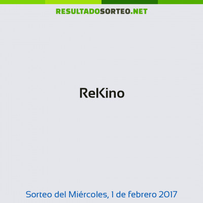 ReKino del 1 de febrero de 2017