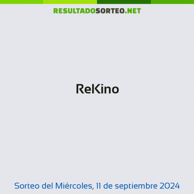 ReKino del 11 de septiembre de 2024