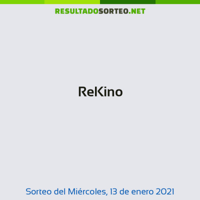 ReKino del 13 de enero de 2021