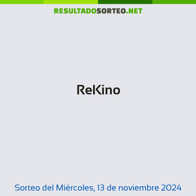 ReKino del 13 de noviembre de 2024