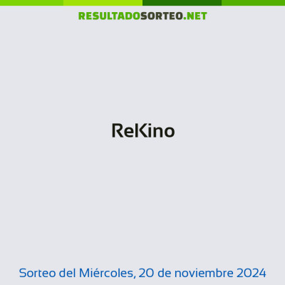 ReKino del 20 de noviembre de 2024