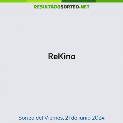 ReKino del 21 de junio de 2024