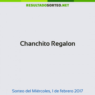 Chanchito Regalon del 1 de febrero de 2017