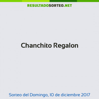 Chanchito Regalon del 10 de diciembre de 2017