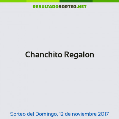 Chanchito Regalon del 12 de noviembre de 2017