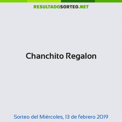 Chanchito Regalon del 13 de febrero de 2019