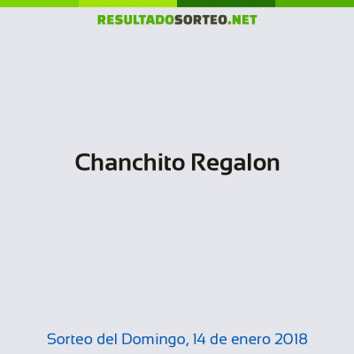 Chanchito Regalon del 14 de enero de 2018