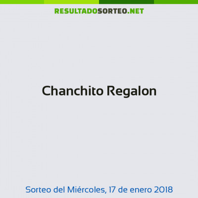 Chanchito Regalon del 17 de enero de 2018